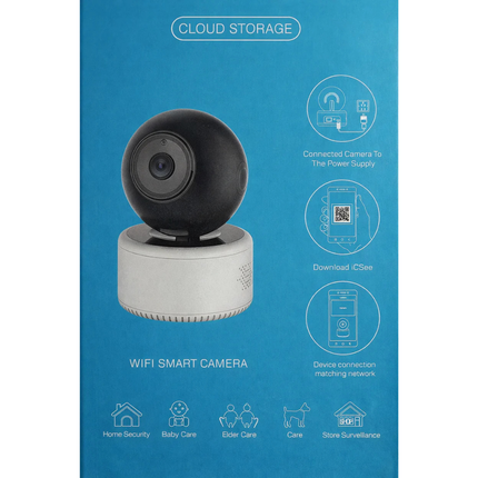 WiFi Smart Camera 360 Pan Tilt HD Security Camera with Night Vision