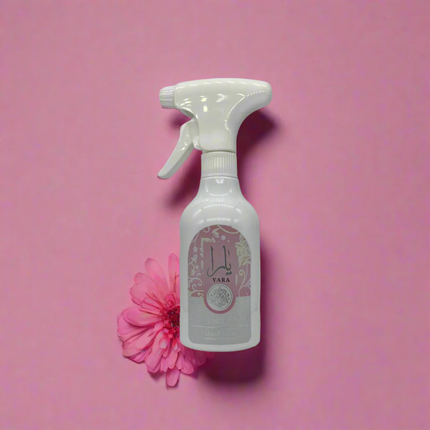 Yara Pink Room Spray 450ml – Luxury Floral Gourmand Home Fragrance